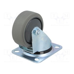 1 pcs x RADER - KPE-WTE 80K1 - Transport wheel, Ø: 80mm, W: 32mm, H: 105mm, torsional, 150kg, WTE