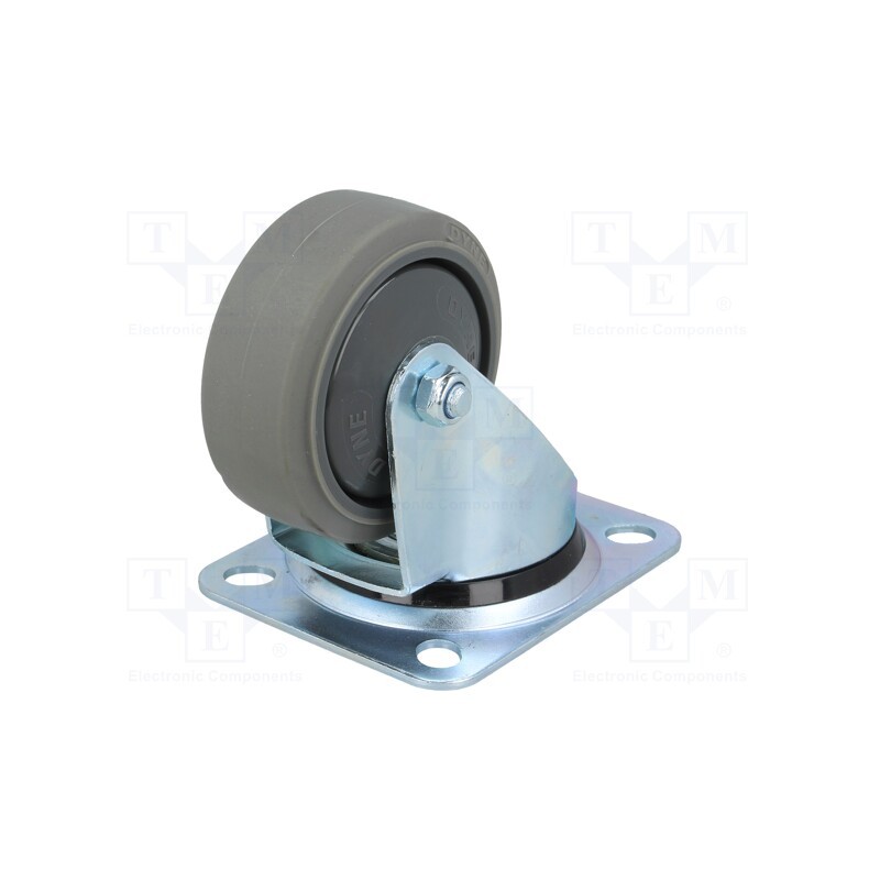 1 pcs x RADER - KPE-WTE 80K1 - Transport wheel, Ø: 80mm, W: 32mm, H: 105mm, torsional, 150kg, WTE