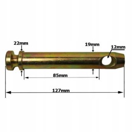 Safety pin diameter 19mm, length 87mm