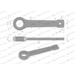 22 mm motogeneric punching socket wrench