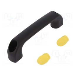 1 pcs x ROZTOCZE - 4.444.001-05 - Handle, polyamide, black, H: 34mm, L: 120mm, W: 18mm, 530N
