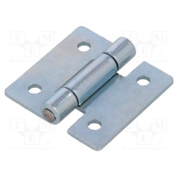 1 pcs x ELESA+GANTER - GN 136-ST-40-40-B - Hinge, Width: 40mm, zinc-plated steel, H: 40mm