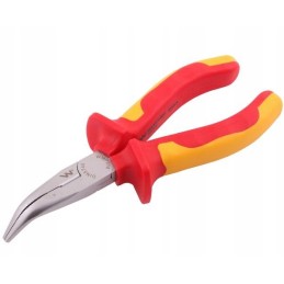 Insulated pliers, extended, curved, 160 mm vde
