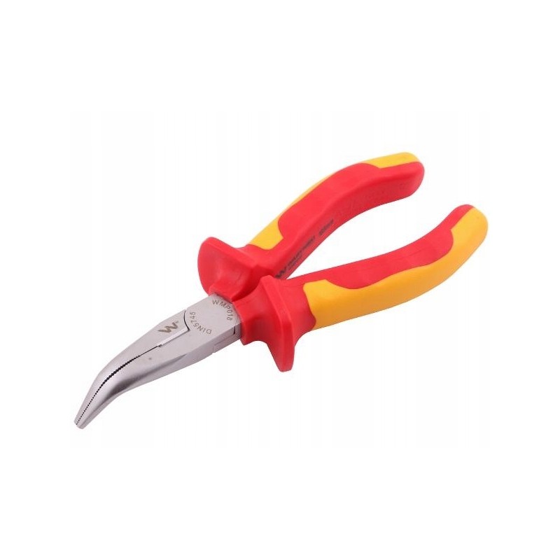 Insulated pliers, extended, curved, 160 mm vde