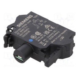 1 pcs x SIEMENS - 3SU1401-1BB50-3AA0 - Illuminating unit, 22mm, 3SU1.5, -25÷70°C, Illumin: LED, front