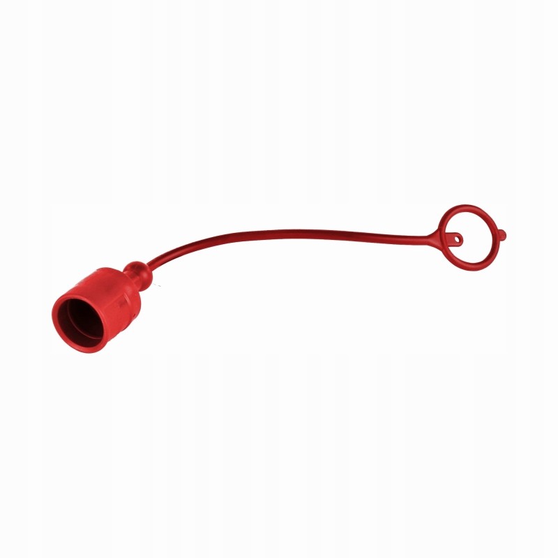Flexible frost-resistant plug, red euro plug