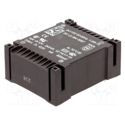 1 pcs x HAHN - BV UI 394 0087 - Transformer: encapsulated, 18VA, 115VACx2, 12V, 12V, 750mA, 750mA
