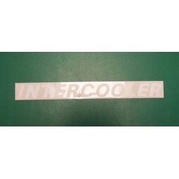 Intercooler emblem sign