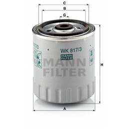 Fuel filter mann mercedes w201 w202 w124 w210 w46