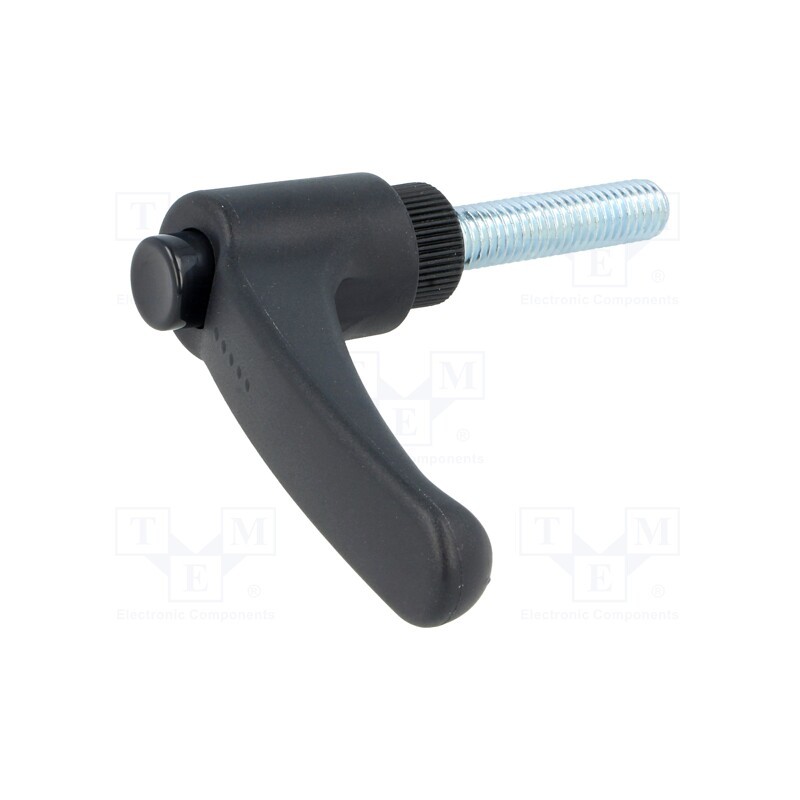 1 pcs x ELESA+GANTER - ERX.63 P-M8X35-C1 - Lever, adjustable, Thread len: 35mm, Lever length: 63mm, -30÷130°C