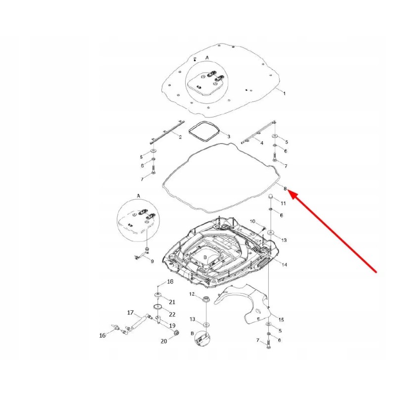Ts06453015010 roof seal