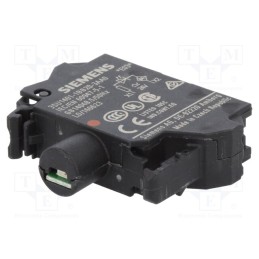 1 pcs x SIEMENS - 3SU1401-1BB20-3AA0 - Illuminating unit, 22mm, 3SU1.5, -25÷70°C, Illumin: LED, front