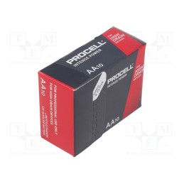 1 set x PROCELL - LR06 INDUSTRIAL INTENSE - Battery: alkaline, 1.5V, AA, 3112mAh, non-rechargeable, 10pcs.