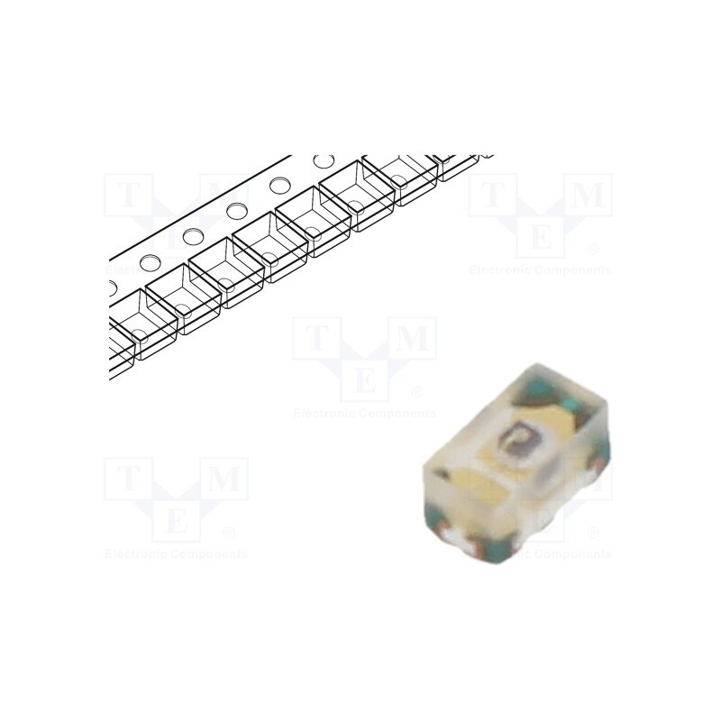 5 pcs x EVERLIGHT - 16-213/Y2C-AP1Q2B/3T - LED, SMD, 1005, yellow, 45÷112mcd, 1x0.5x0.45mm, 120°, 1.75÷2.35V