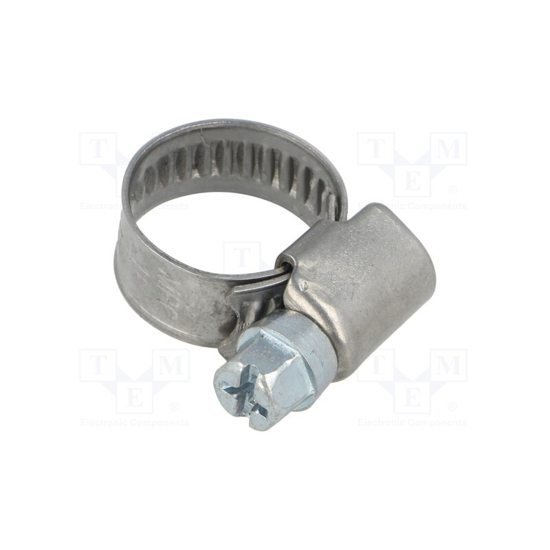 1 pcs x MPC INDUSTRIES - D2010 - Worm gear clamp, W: 9mm, Clamping: 10÷16mm, chrome steel AISI 430