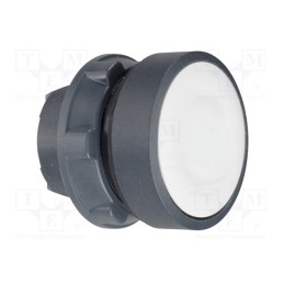 1 pcs x SCHNEIDER ELECTRIC - ZB5AW31 - Switch: push-button, 22mm, Stabl.pos: 1, white, ZB5AV,ZB5AW,ZBV6