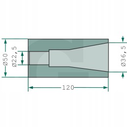 Welding sleeve 120mm 18100 31 granite
