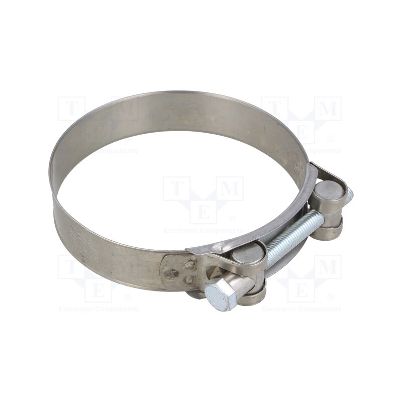 1 pcs x MPC INDUSTRIES - S4098 -AS - T-bolt clamp, W: 24mm, Clamping: 98÷103mm, chrome steel AISI 430