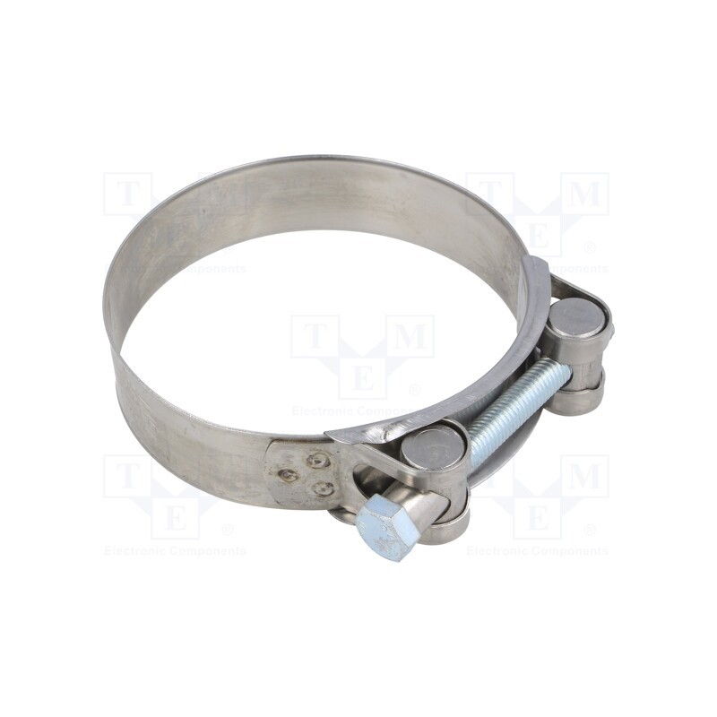 1 pcs x MPC INDUSTRIES - S4086 -AS - T-bolt clamp, W: 24mm, Clamping: 86÷91mm, chrome steel AISI 430, S