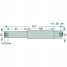 Pin angle 2 3 25 32 mm 227 mm 20012960