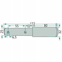 Pin angle 2 3 25 32 mm 172 mm 20012945