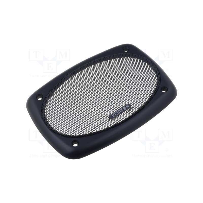 1 pcs x VISATON - 4645 - Loudspeaker grille, 114x166x17mm, VS-FR9.15