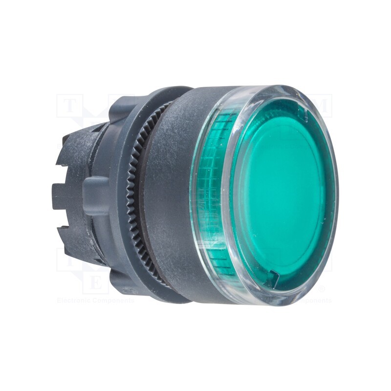 1 pcs x SCHNEIDER ELECTRIC - ZB5AW33 - Switch: push-button, 22mm, Stabl.pos: 1, green, ZB5AV,ZB5AW,ZBV6