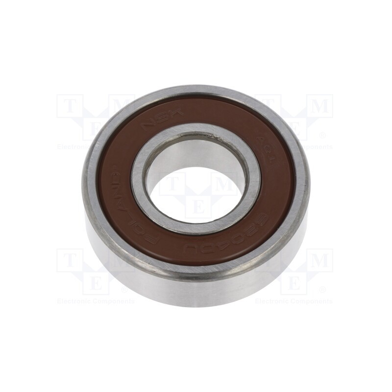 1 pcs x NSK - 6204 DDU CM NSK - Bearing: ball, Øint: 20mm, Øout: 47mm, W: 14mm, bearing steel