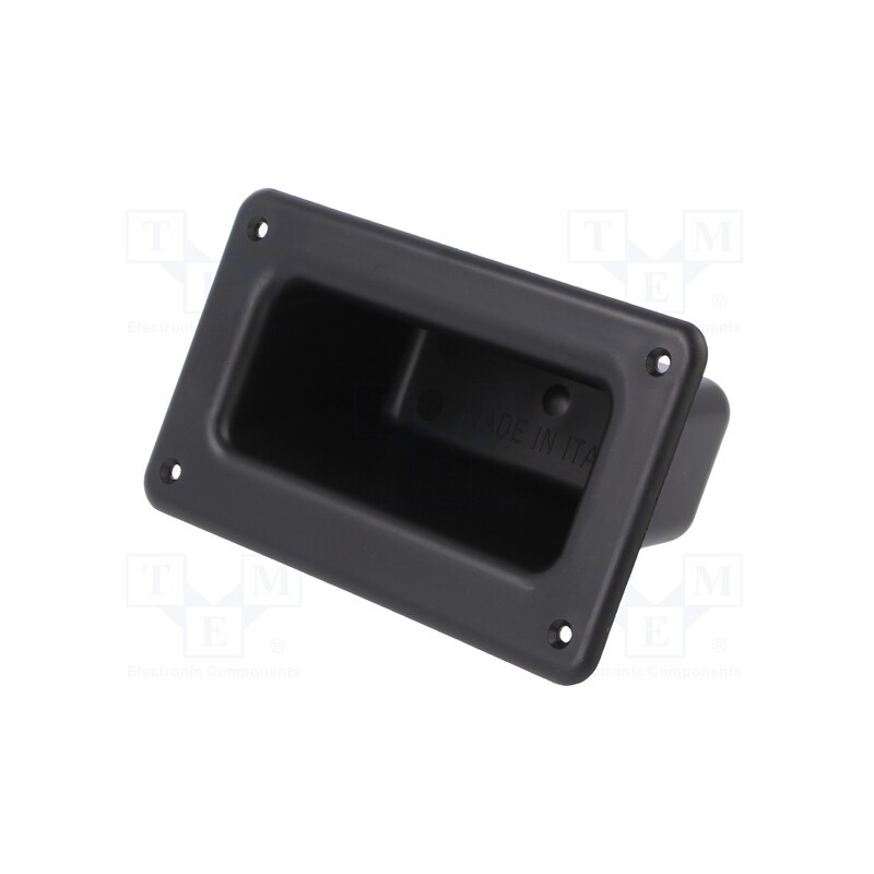 1 pcs x MENTOR - 3246.2003 - Handle, ABS, black, H: 58mm, L: 79mm, W: 131mm