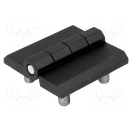 1 pcs x ROZTOCZE - 3.511.22 - Hinge, Width: 60mm, zinc and aluminium alloy, black, H: 60mm