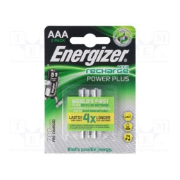 1 set x ENERGIZER - 7638900416992 - Re-battery: Ni-MH, AAA,R3, 1.2V, 700mAh, blister, 2pcs.
