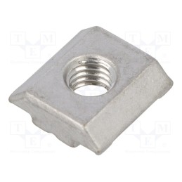1 pcs x FATH - 096485E - Nut, for profiles, Width of the groove: 6mm, stainless steel