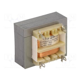 1 pcs x INDEL - TS 2/36 - Transformer: mains, 2VA, 230VAC, 8.8V, 0.22A, screw type, IP00