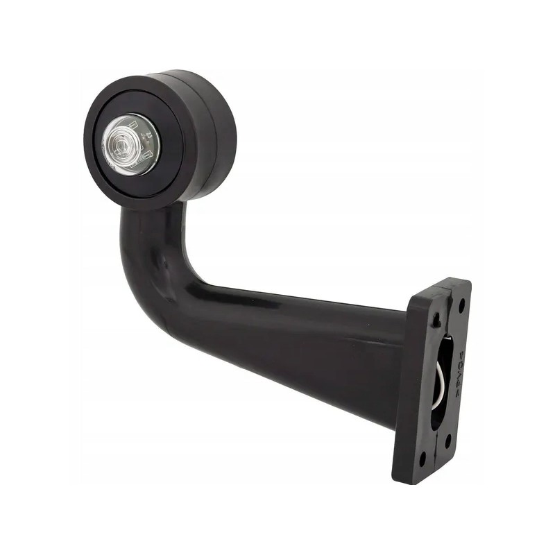 LED marker lamp left, 12 24v, transparent red