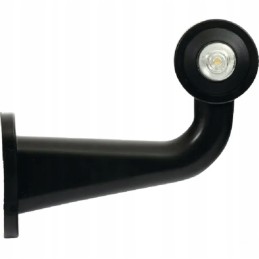 LED marker lamp left, 12 24v, transparent red