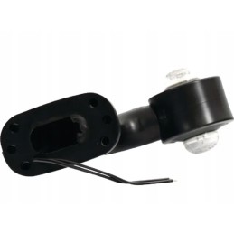 LED marker lamp left, 12 24v, transparent red