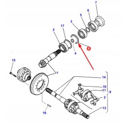 3428725m1 spacer washer 0 5 mm thick