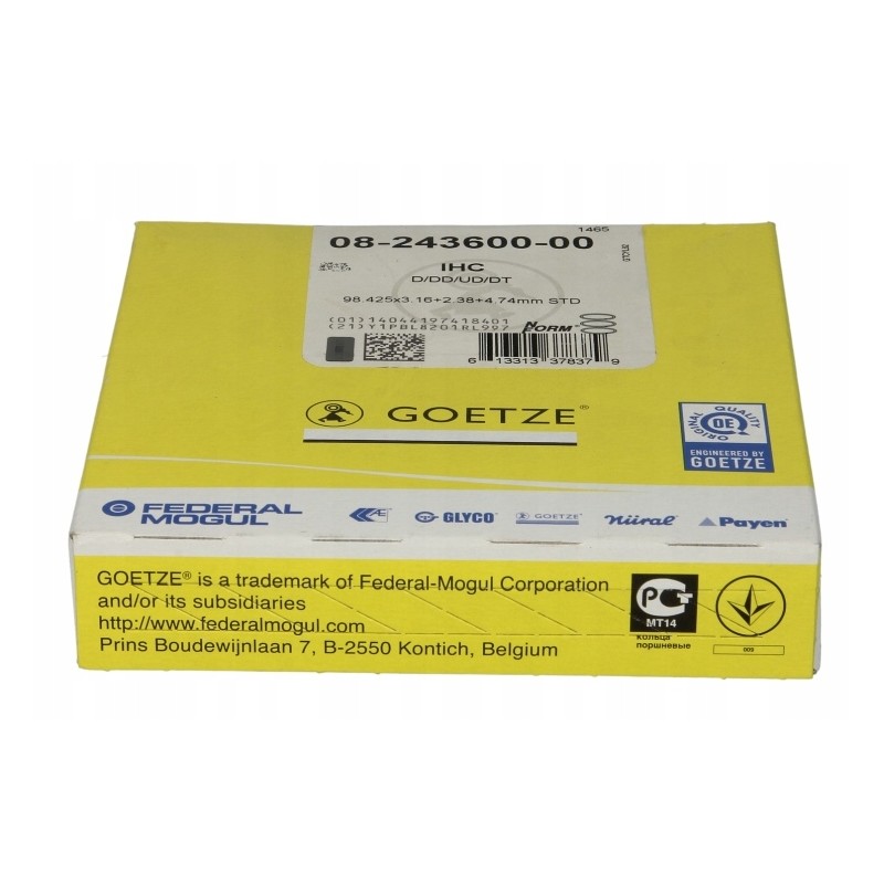 Piston ring set 08 243600 00 goetze