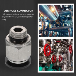 Pneumatic connection fittings push air line 5 pcs