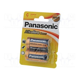 1 set x PANASONIC - 5410853039242 - Battery: alkaline, 1.5V, C, non-rechargeable, 2pcs, BRONZE