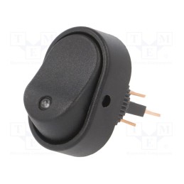 1 pcs x SWITCH COMPONENTS - RD2-1A-DC-1-UL - ROCKER, SPST, Pos: 2, ON-OFF, 30A/12VDC, blue, LED, Rcont max: 50mΩ