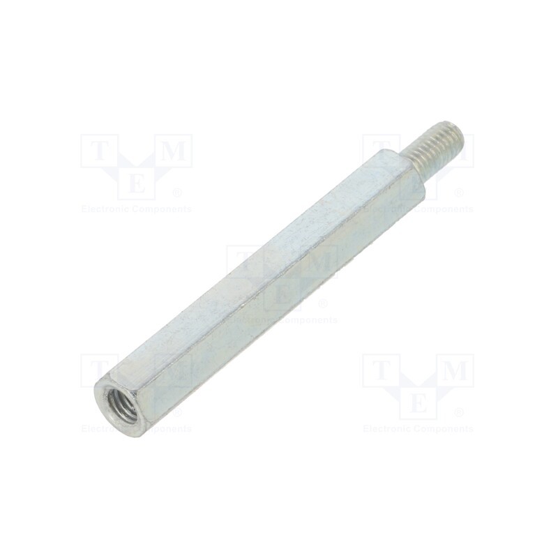 1 pcs x BM GROUP - QSMS050M5 - Screwed spacer sleeve, 50mm, Int.thread: M5, Ext.thread: M5