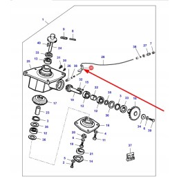 La323042550 lubrication hose holder