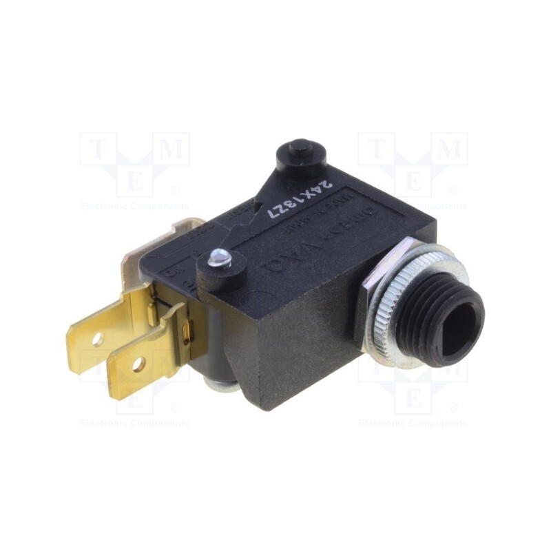 1 pcs x OMRON - VAQ-OV-15-1C5 - Switch: push-button, Pos: 2, SPDT, ON-(ON), Leads: connectors