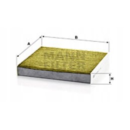 Mann smog cabin filter toyota urban cruiser p1