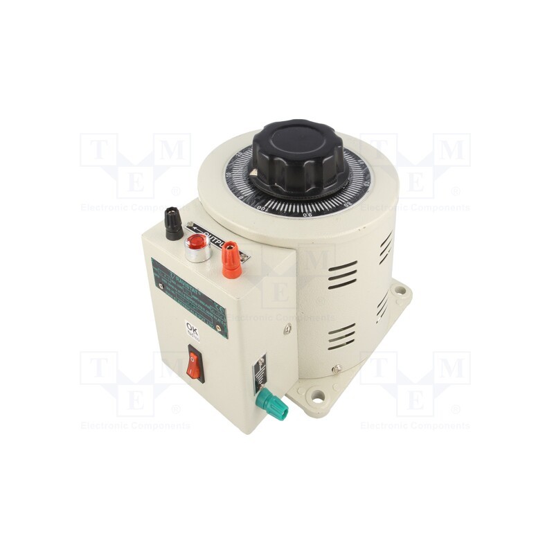 1 pcs x BREVE TUFVASSONS - KIEA8 - Variable autotransformer, 230VAC, Uout: 0÷260V, 6.5A, screw type