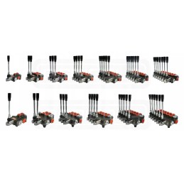 P80 hydraulic distributor overflow valve