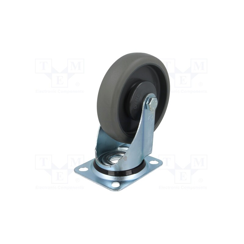 1 pcs x RADER - KPE-WTE 125K1 - Transport wheel, Ø: 125mm, W: 32mm, H: 156mm, torsional, 150kg, WTE