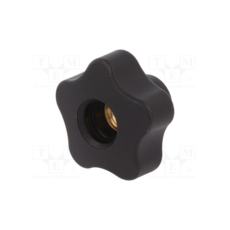 1 pcs x ELESA+GANTER - VCT.40 FP-M10 - Knob, Ø: 40mm, Int.thread: M10, 18mm, H: 27mm, technopolymer PP