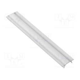 1 pcs x GTV Poland - PA-OSTRGLAXM1M-00 - Cover for LED profiles, transparent, 1m